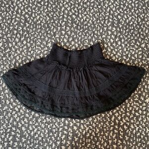 Katie J NYC Lara Lace Trim Skirt